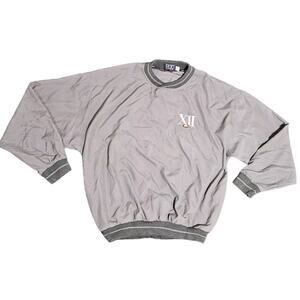 VCC Vantage Big 12 XII Conference Dr Pepper Pullover Jacket Gray Mens M USA LS